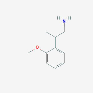 molecular formula C10H15NO B1362668 2-(2-Methoxyphenyl)propan-1-amine CAS No. 188053-29-4