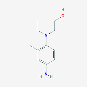 2-[4-Amino(ethyl)-2-methylanilino]-1-ethanol