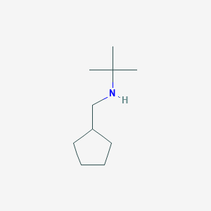 molecular formula C10H21N B1362692 N-(cyclopentylmethyl)-2-methylpropan-2-amine 