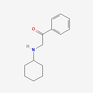 2-(Cyclohexylamino)-1-phenylethanone
