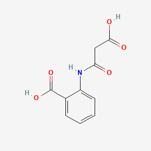 molecular formula C10H9NO5 B1362736 2-(2-Carboxyacetamido)benzoic acid CAS No. 53947-84-5
