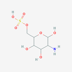 molecular formula C6H13NO8S B1362740 D-Glucosamine-6-sulfate 