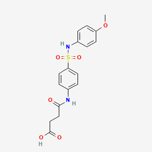 4-[(4-{[(4-Methoxyphenyl)amino]sulfonyl}phenyl)amino]-4-oxobutanoic acid