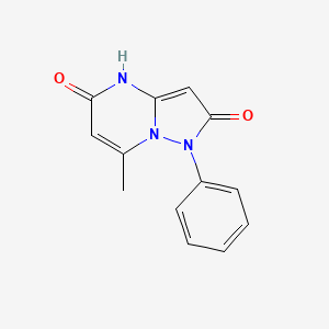 7-methyl-1-phenylpyrazolo[1,5-a]pyrimidine-2,5(1H,4H)-dione