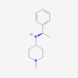 1-methyl-N-[(1R)-1-phenylethyl]piperidin-4-amine