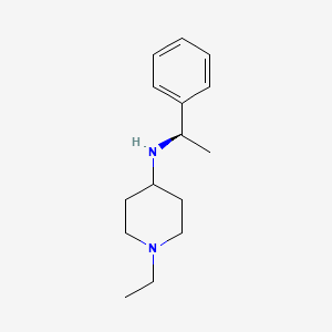 1-ethyl-N-[(1R)-1-phenylethyl]piperidin-4-amine