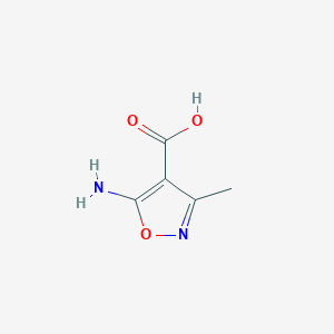 molecular formula C5H6N2O3 B1362823 5-Amino-3-methylisoxazole-4-carboxylic acid CAS No. 84661-50-7