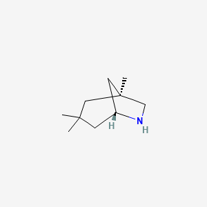 molecular formula C10H19N B1362824 (1S,5R)-1,3,3-Trimethyl-6-azabicyclo[3.2.1]octane CAS No. 380228-03-5