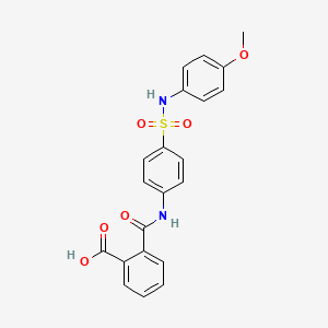 2-[[4-[(4-methoxyphenyl)sulfamoyl]phenyl]carbamoyl]benzoic Acid