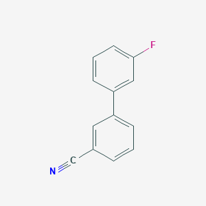 molecular formula C13H8FN B1362846 3-(3-Fluorophenyl)benzonitrile CAS No. 893734-83-3