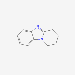 molecular formula C11H12N2 B1362867 1,2,3,4-Tetrahydropyrido[1,2-a]benzimidazole 