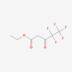 molecular formula C7H7F5O3 B1362869 Ethyl pentafluoropropionylacetate CAS No. 663-35-4