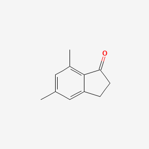 molecular formula C11H12O B1362870 5,7-Dimethyl-1-indanone CAS No. 6682-69-5