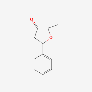 2,2-Dimethyl-5-phenyldihydrofuran-3(2H)-one