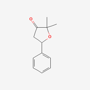 2,2-Dimethyl-5-phenyloxolan-3-one