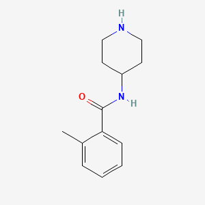 molecular formula C13H18N2O B1362883 2-methyl-N-piperidin-4-ylbenzamide CAS No. 84296-96-8