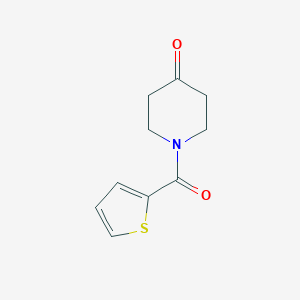 molecular formula C10H11NO2S B136289 1-(thien-2-ylcarbonyl)piperidin-4-one CAS No. 141945-71-3