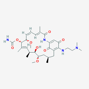 molecular formula C29H42N2O9 B136294 4,5-Dihydrogeldanamycin CAS No. 150270-08-9