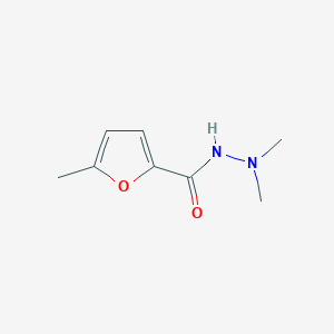 molecular formula C8H12N2O2 B1362950 N',N',5-trimethylfuran-2-carbohydrazide 