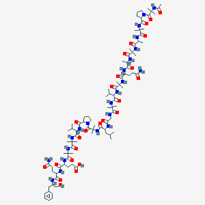 molecular formula C92H150N22O25 B136306 Alamethicin CAS No. 27061-78-5