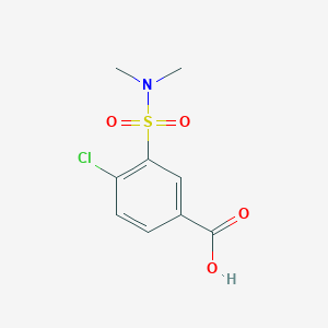 molecular formula C9H10ClNO4S B1363088 4-chloro-3-(dimethylsulfamoyl)benzoic Acid CAS No. 59210-61-6