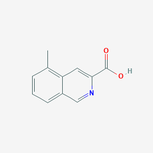 molecular formula C11H9NO2 B13630921 5-Methylisoquinoline-3-carboxylic acid 