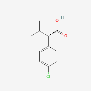 molecular formula C11H13ClO2 B1363094 (S)-2-(4-氯苯基)-3-甲基丁酸 CAS No. 55332-38-2