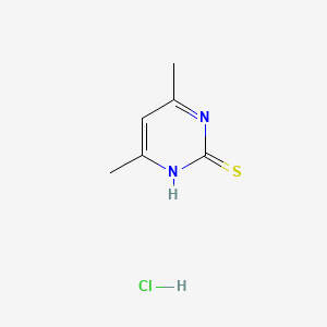 molecular formula C6H9ClN2S B1363096 4,6-Dimethyl-1H-pyrimidine-2-thione hydrochloride CAS No. 28176-16-1