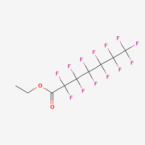 molecular formula C9H5F13O2 B1363114 Ethyl perfluoroheptanoate CAS No. 41430-70-0