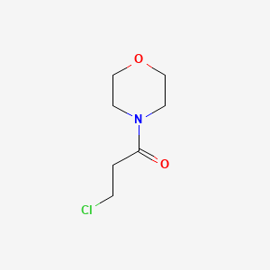 molecular formula C7H12ClNO2 B1363126 3-Chloro-1-(morpholin-4-yl)propan-1-one CAS No. 60247-09-8