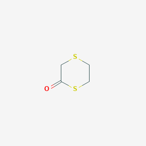 molecular formula C4H6OS2 B1363137 1,4-Dithian-2-one CAS No. 74637-14-2