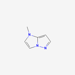 molecular formula C6H7N3 B1363138 1-Methyl-1H-imidazo[1,2-b]pyrazole CAS No. 56728-16-6