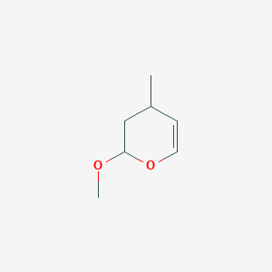 molecular formula C7H12O2 B1363149 3,4-Dihydro-2-methoxy-4-methyl-2H-pyran CAS No. 53608-95-0