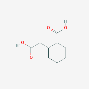 molecular formula C9H14O4 B1363167 2-carboxycyclohexaneacetic acid 