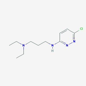 molecular formula C11H19ClN4 B1363171 3-Chloro-6-[3-diethylaminopropylamino]pyridazine 