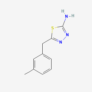 5-(3-Methylbenzyl)-1,3,4-thiadiazol-2-amine
