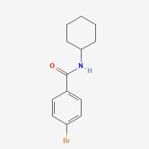 molecular formula C13H16BrNO B1363261 4-bromo-N-cyclohexylbenzamide CAS No. 223553-87-5