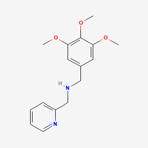 (Pyridin-2-ylmethyl)(3,4,5-trimethoxybenzyl)amine