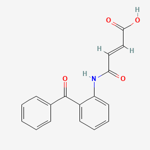 (E)-4-(2-benzoylanilino)-4-oxobut-2-enoic acid