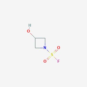 molecular formula C3H6FNO3S B13632754 3-Hydroxyazetidine-1-sulfonyl fluoride 