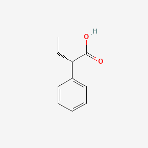 molecular formula C10H12O2 B1363286 (S)-(+)-2-Phenylbutyric acid CAS No. 4286-15-1
