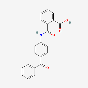 2-[(4-benzoylphenyl)carbamoyl]benzoic Acid