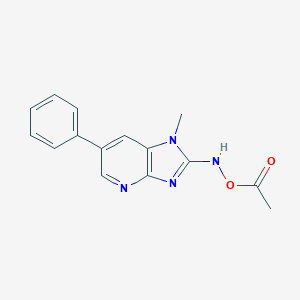 molecular formula C15H14N4O2 B136329 N-Acetoxy-phip CAS No. 142784-27-8