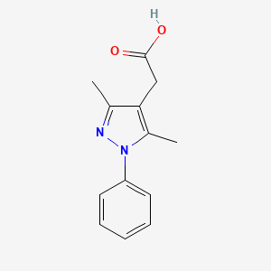 (3,5-dimethyl-1-phenyl-1H-pyrazol-4-yl)acetic acid