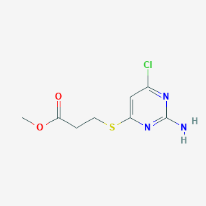 Methyl 3-(2-amino-6-chloropyrimidin-4-ylthio)propanoate