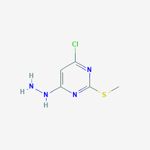 4-Chloro-6-hydrazinyl-2-(methylsulfanyl)pyrimidine