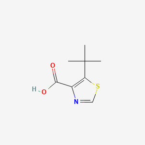 molecular formula C8H11NO2S B13633046 5-(tert-Butyl)thiazole-4-carboxylic acid 