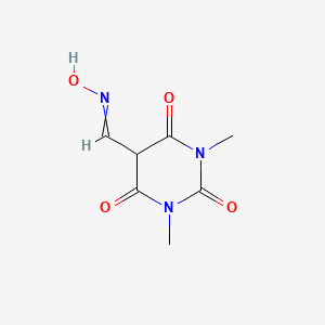 molecular formula C7H9N3O4 B1363334 1,3-Dimethyl-2,4,6-trioxohexahydro-5-pyrimidinecarbaldehyde oxime 