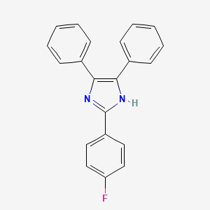 molecular formula C21H15FN2 B1363364 2-(4-fluorophenyl)-4,5-diphenyl-1H-imidazole CAS No. 2284-96-0