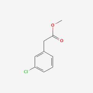 molecular formula C9H9ClO2 B1363387 Methyl 2-(3-chlorophenyl)acetate CAS No. 53088-68-9